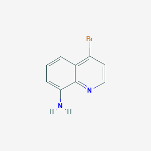 molecular formula C9H7BrN2 B1375792 4-溴喹啉-8-胺 CAS No. 1416438-31-7