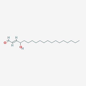 molecular formula C19H36O2 B137580 4-Hydroxy-2-nonadecenal CAS No. 142450-01-9
