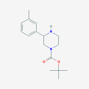 molecular formula C16H24N2O2 B1375820 1-Boc-3-M-甲苯基哌嗪 CAS No. 886766-73-0