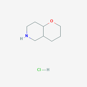 molecular formula C8H16ClNO B1375822 八氢-2H-吡喃并[3,2-c]吡啶盐酸盐 CAS No. 1363404-73-2