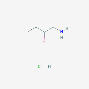 molecular formula C4H11ClFN B1375841 2-Fluorobutan-1-amine hydrochloride CAS No. 1384429-67-7