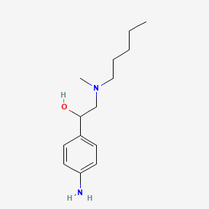 alpha-(p-Aminophenyl)-beta-methylpentylaminoethanol