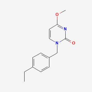 1-(4-ethylbenzyl)-4-methoxypyrimidin-2(1H)-one