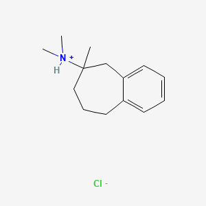 (+-)-6-Dimethylamino-6-methyl-6,7,8,9-tetrahydro-5H-benzocycloheptene hydrochloride