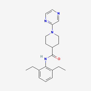 N-(2,6-diethylphenyl)-1-pyrazin-2-ylpiperidine-4-carboxamide