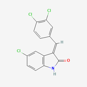 5-Chloro-3-(3,4-dichlorobenzylidene)-oxindole