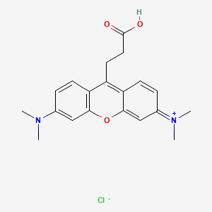 Xanthylium, 9-(2-carboxyethyl)-3,6-bis(dimethylamino)-, chloride