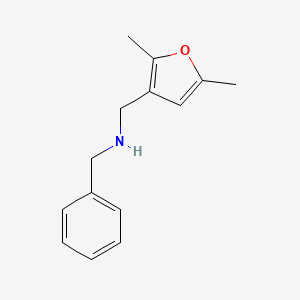 N-Benzyl-1-(2,5-dimethylfuran-3-yl)methanamine