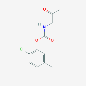 Carbamic acid, acetylmethyl-, 2-chloro-4,5-dimethylphenyl ester