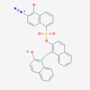 1-((2-Hydroxynaphthyl)methyl)-2-naphthyl 6-diazo-5,6-dihydro-5-oxonaphthalene-1-sulphonate