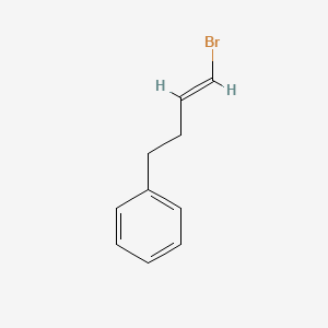 molecular formula C10H11Br B13758593 ((E)-4-Bromo-but-3-enyl)-benzene 