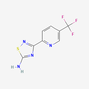 3-(5-(Trifluoromethyl)pyridin-2-yl)-1,2,4-thiadiazol-5-amine