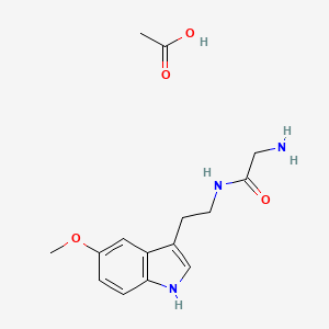 Glycyl-5-methoxytryptamine acetate