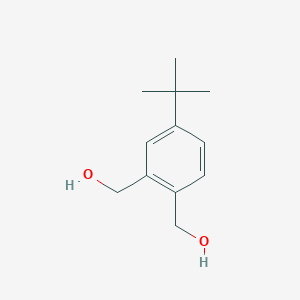 molecular formula C12H18O2 B1375861 (4-(叔丁基)-1,2-苯撑)二甲醇 CAS No. 374592-80-0