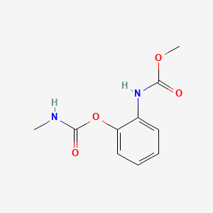 [2-(methoxycarbonylamino)phenyl] N-methylcarbamate