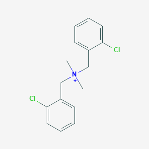 molecular formula C16H18Cl2N+ B13758613 Bis[(2-chlorophenyl)methyl]-dimethylazanium CAS No. 6333-98-8