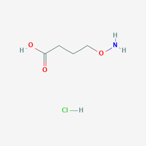 molecular formula C4H10ClNO3 B1375863 4-(氨氧基)丁酸盐酸盐 CAS No. 3106-67-0