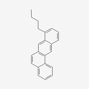 molecular formula C22H20 B13758639 BENZ(a)ANTHRACENE, 8-BUTYL- CAS No. 63018-64-4