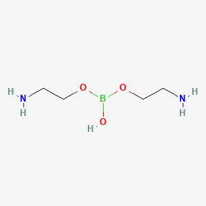 molecular formula C4H13BN2O3 B13758653 Bis(2-aminoethyl)borate CAS No. 22232-01-5