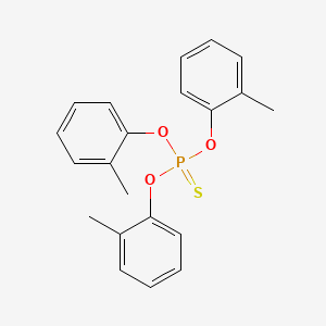 molecular formula C21H21O3PS B13758695 Tri-o-cresyl thiophosphate CAS No. 631-45-8