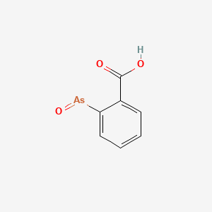 molecular formula C7H5AsO3 B13758696 Benzoic acid, 2-arsenoso- CAS No. 50722-40-2