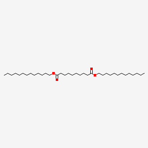 molecular formula C36H70O4 B13758732 Ditridecyl sebacate CAS No. 2741-62-0