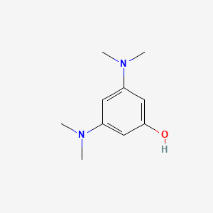 molecular formula C10H16N2O B1375874 3,5-ビス(ジメチルアミノ)フェノール CAS No. 16857-98-0