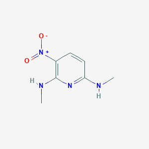 molecular formula C7H10N4O2 B1375876 2,6-双(甲基氨基)-3-硝基吡啶 CAS No. 73895-39-3
