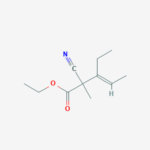 ethyl (E)-2-cyano-3-ethyl-2-methylpent-3-enoate