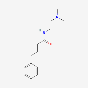 molecular formula C14H22N2O B13758819 Butyramide, N-(2-(dimethylamino)ethyl)-4-phenyl- CAS No. 63224-25-9