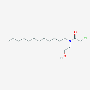 2-chloro-N-dodecyl-N-(2-hydroxyethyl)acetamide