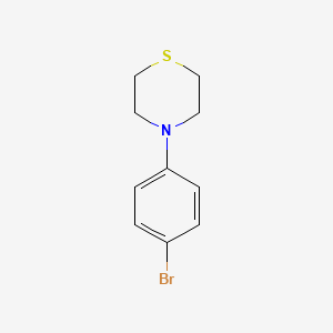 molecular formula C10H12BrNS B1375891 4-(4-Bromophenyl)thiomorpholine CAS No. 90254-20-9