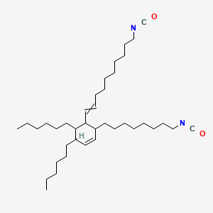 Diisocyanic acid, diester with 4,5-dihexyl-6-(10-hydroxydec-1-enyl)cyclohex-2-ene-1-octanol