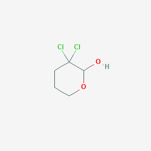 3,3-dichlorooxan-2-ol