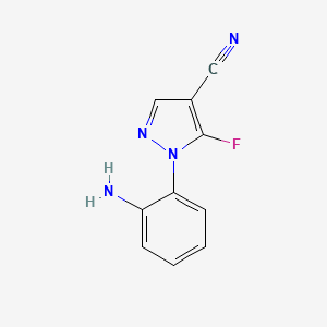 1-(2-aminophenyl)-5-fluoro-1H-pyrazole-4-carbonitrile