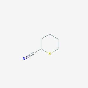 molecular formula C6H9NS B1375900 噻喃-2-腈 CAS No. 146428-12-8