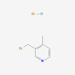 B1375902 3-(Bromomethyl)-4-methylpyridine hydrobromide CAS No. 1384972-83-1