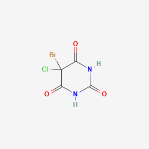 5-Bromo-5-chloro-6-hydroxy-dihydro-pyrimidine-2,4-dione