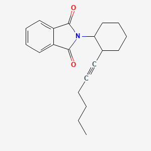 2-(2-Hex-1-ynylcyclohexyl)isoindole-1,3-dione