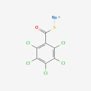 Benzenethioic acid, pentachloro-, sodium salt