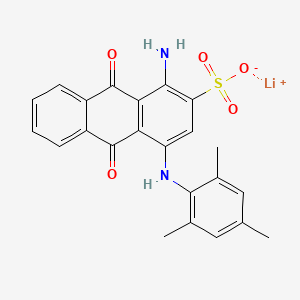 Lithium 1-amino-9,10-dihydro-9,10-dioxo-4-((2,4,6-trimethylphenyl)amino)anthracene-2-sulphonate