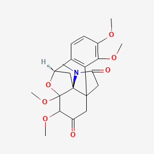 (8R,10S)-3,4,11,12-tetramethoxy-17-methyl-18-oxa-17-azapentacyclo[8.4.3.18,11.01,10.02,7]octadeca-2(7),3,5-triene-13,16-dione