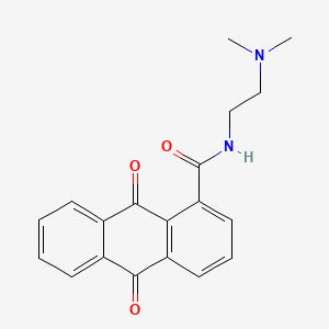 9,10-Dihydro-N-(2-(dimethylamino)ethyl)-9,10-dioxo-1-anthracenecarboxamide