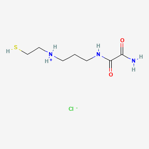 (3-(2-Mercaptoethylamino)propyl)oxamide hydrochloride