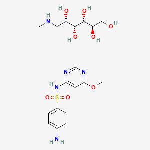 Sulfamonometoxine N-methylglucamine salt