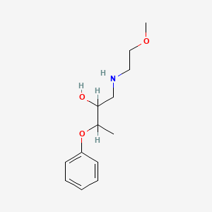 2-Butanol, 1-(2-methoxyethyl)amino-3-phenoxy-