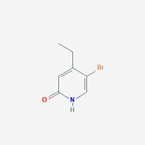 molecular formula C7H8BrNO B1375924 5-溴-4-乙基吡啶-2-醇 CAS No. 1369325-65-4