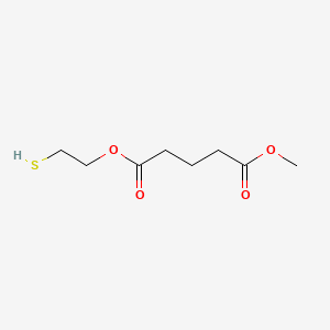 Pentanedioic acid, 2-mercaptoethyl methyl ester