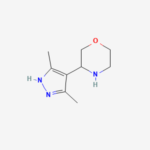 3-(3,5-dimethyl-1H-pyrazol-4-yl)morpholine