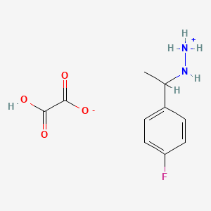 1-(p-Fluoro-alpha-methylbenzyl)hydrazine oxalate